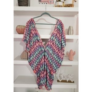 NWOT Victoria's Secret Multi Colored Caftan